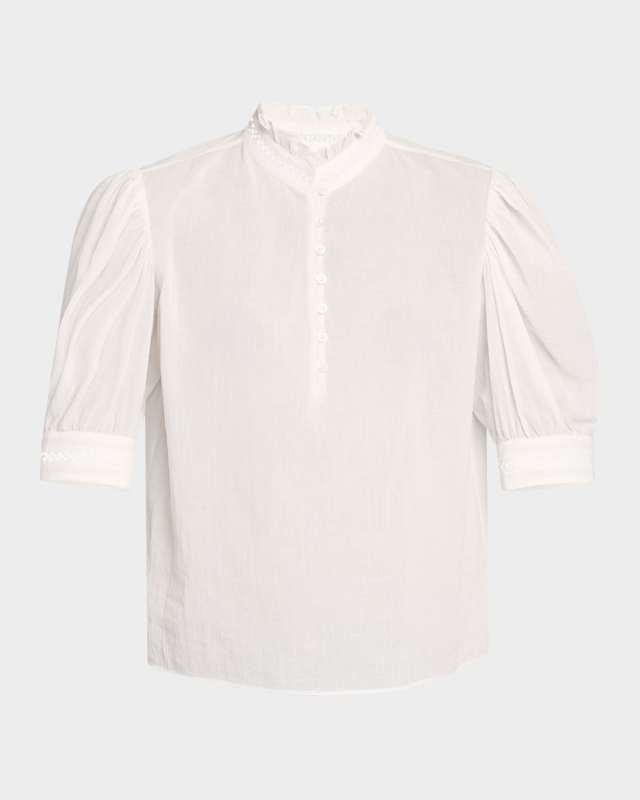 The Ruffle Collar Top
